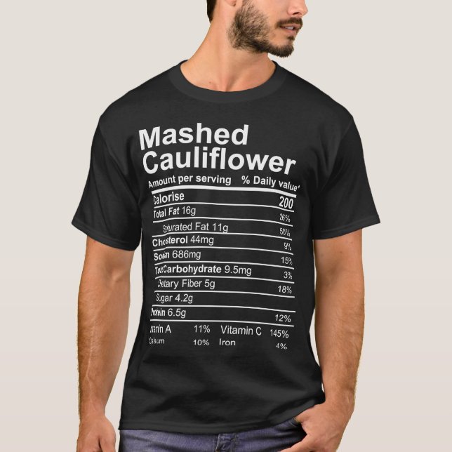 Mashed Cauliflower T-Shirt (Front)