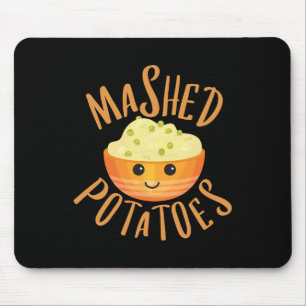 Mashed Potatoes And Gravy Matching Halloween Best Mouse Mat