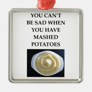 MASHED potatoes Metal Tree Decoration