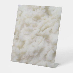 Mashed Potatoes Pedestal Sign