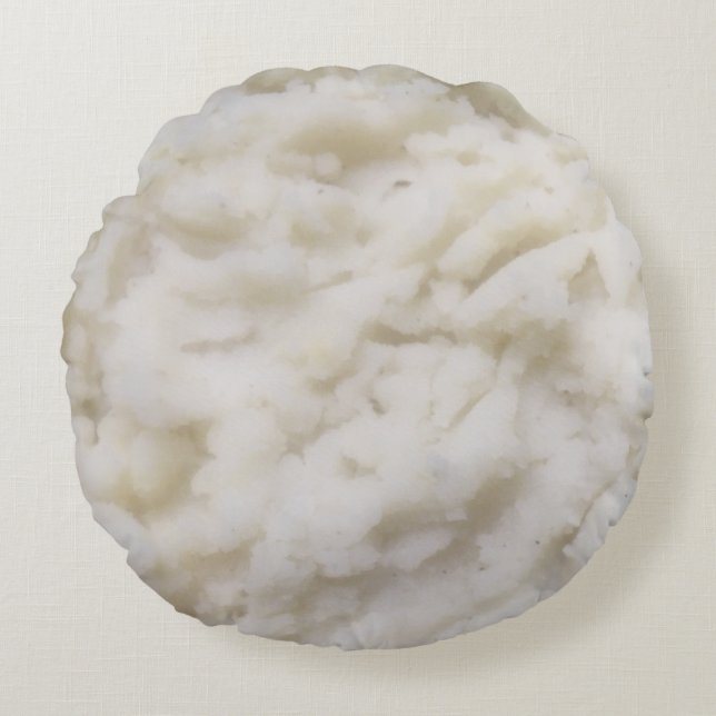 Mashed Potatoes Round Cushion (Front)