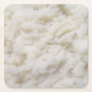 Mashed Potatoes Square Paper Coaster
