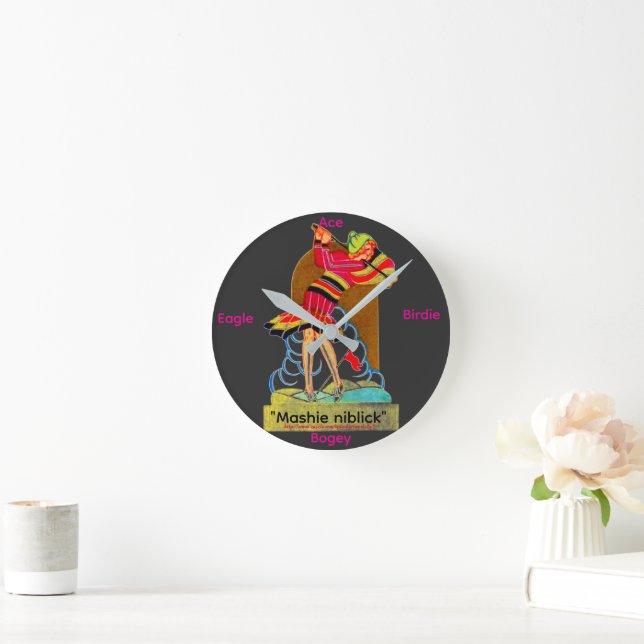 "Mashie niblick" Wall Clock (Home)