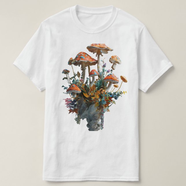 Mashroom design  T-Shirt (Design Front)