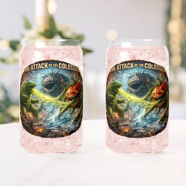 Mashup attack of the Colossus frosted canned glass (Insitu (Wedding))