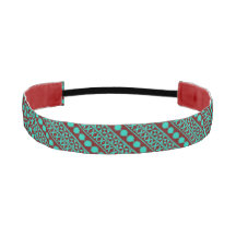Masi Stripe in Teal and Brown Hairband