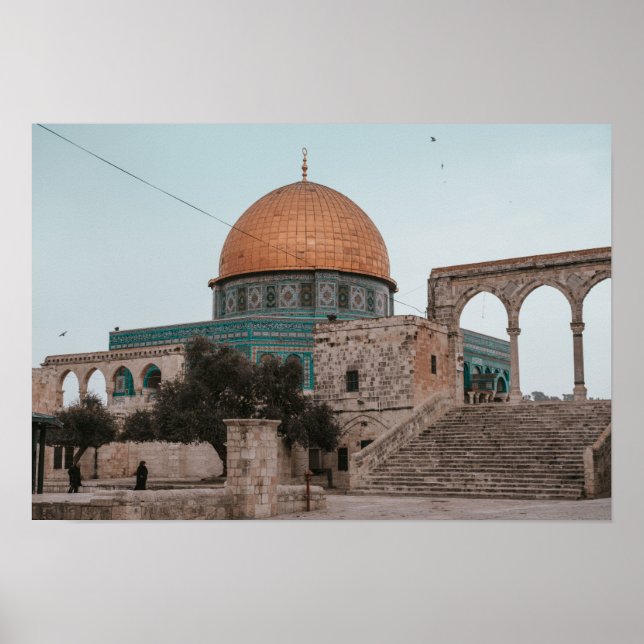 Masjid Al Aqsa Palestine Islamic Wall  Poster (Front)