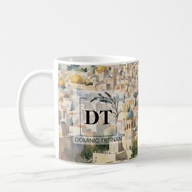 Masjid Al Aqsa Watercolor Mug – A Beautiful Memory (Left)