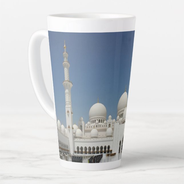 Masjid Sheikh Zayed Grand Mosque UAE Abu Dhabi Latte Mug (Left Angle)