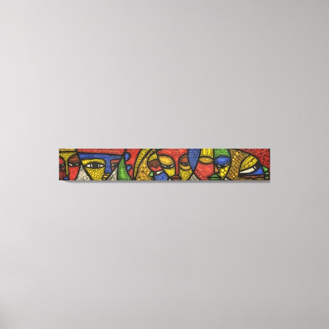 Mask 2 canvas print (Front)