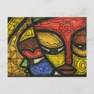 Mask 2 postcard