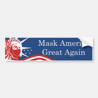 Mask America Great Again Bumper Sticker