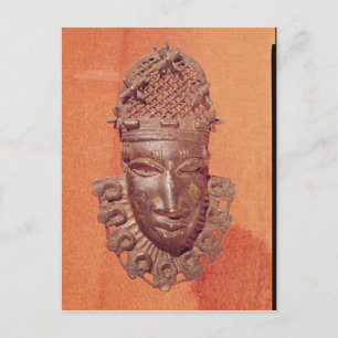 Mask, Benin Postcard