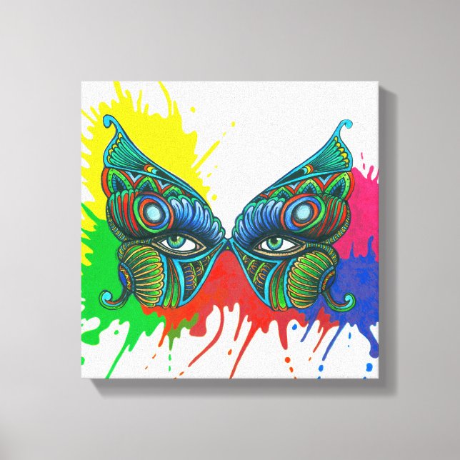 Mask - Butterfly Canvas Print (Front)