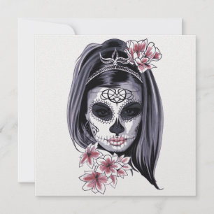 Mask Carnival Day of the Dead Floral Woman