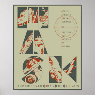 Mask concert poster #3