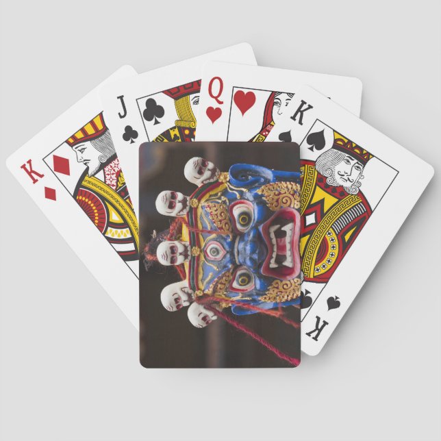 Mask dance performance at Tshechu Festival 2 Playing Cards (Back)