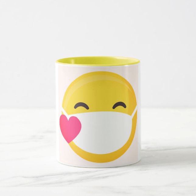 Mask Emoji Mug (Center)