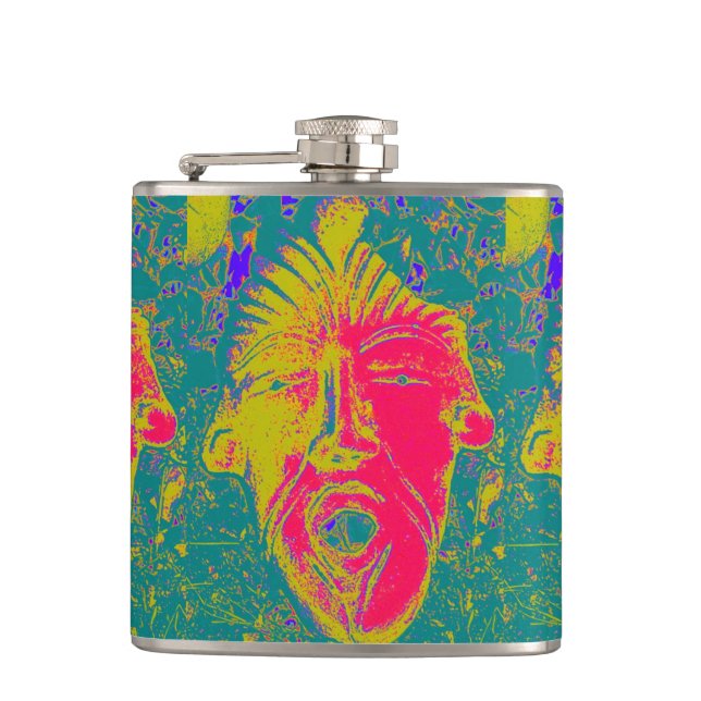 mask flask (Front)