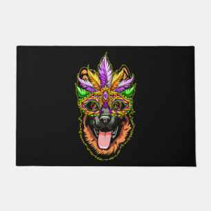 Mask German Shepherd Doormat