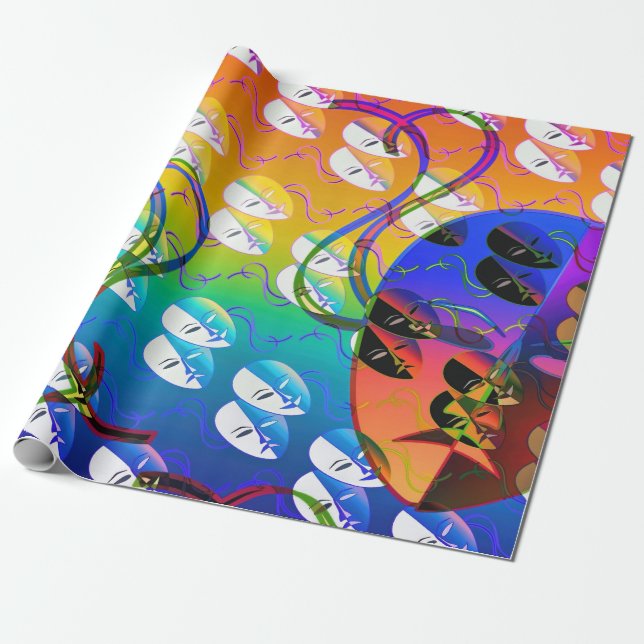Mask gift paper and (Unrolled)