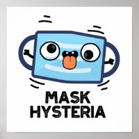 Mask Hysteria Funny Mask Pun 