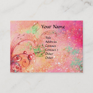 MASK IN RED BUSINESS CARD