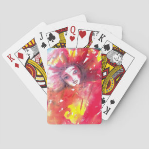 MASK IN RED / Venetian Masquearde Ball Playing Cards
