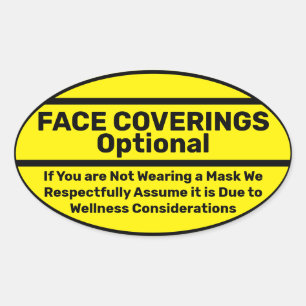 Mask Instructions for business Sticker