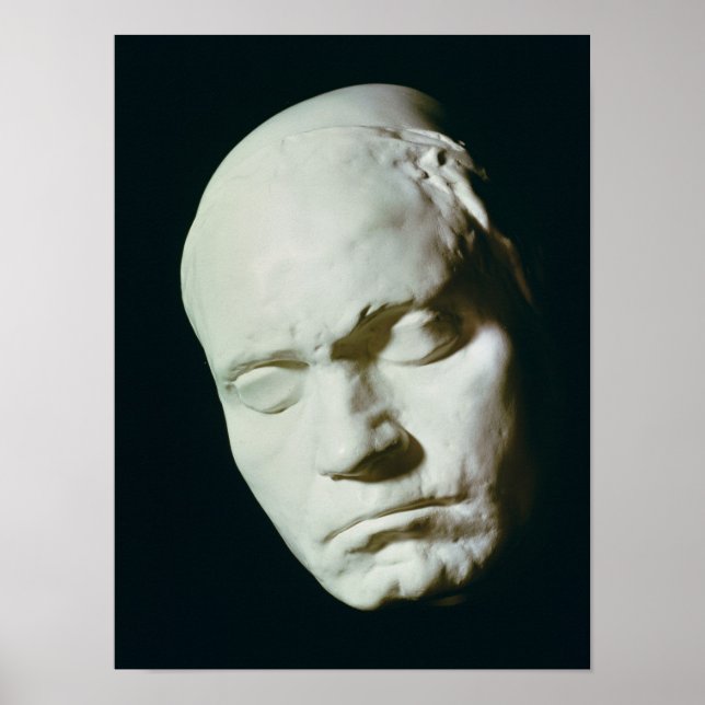 Mask of Beethoven,taken from life at the age of Poster (Front)