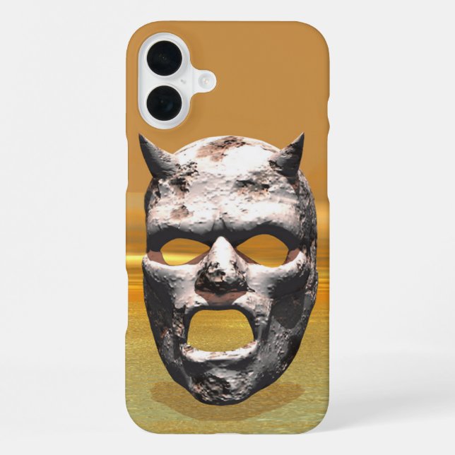 Mask of Stone iPhone Case (Back)