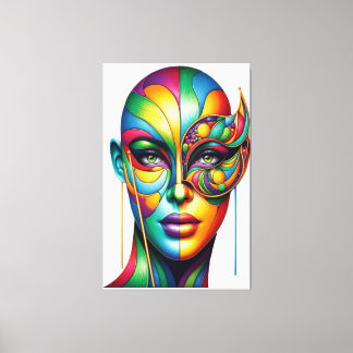 Mask of the Mystic Canvas Print