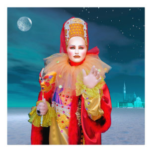 Mask of Venice Photo Enlargement Print