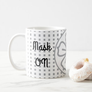 Mask ON Mask OFF Social Distancing Coffee Mug