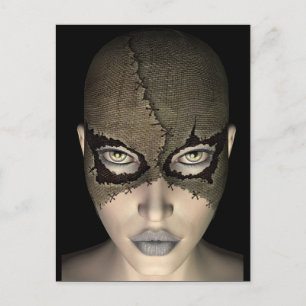 mask postcard