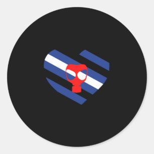 Mask Pride Classic Round Sticker