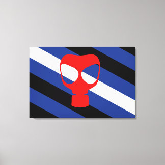 Mask Pride Flag Canvas Print
