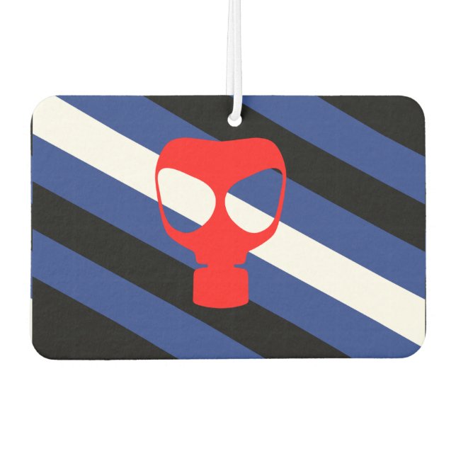 Mask Pride Flag Car Air Freshener (Front)
