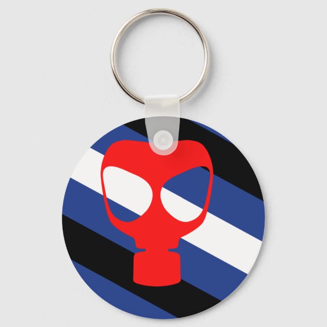Mask Pride Flag Key Ring (Front)