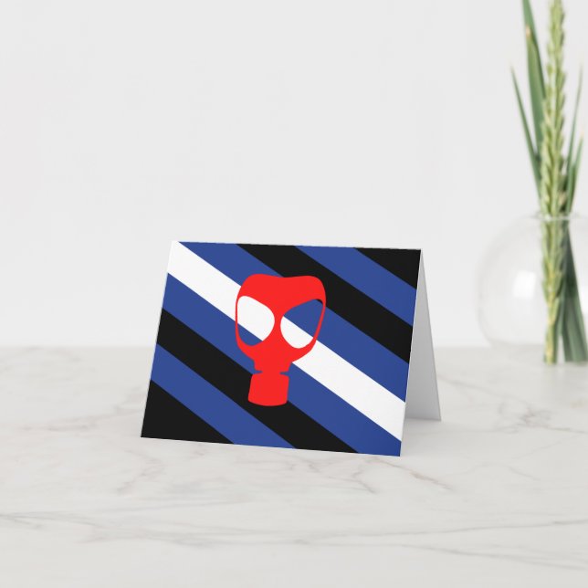 Mask Pride Flag Thank You Card (Front)