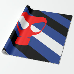 Mask Pride Flag Wrapping Paper