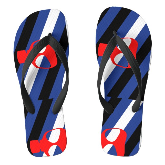 Mask Pride Flip Flops (Footbed)