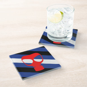 Mask Pride Glass Coaster