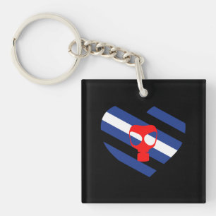 Mask Pride Key Ring