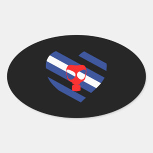 Mask Pride Oval Sticker
