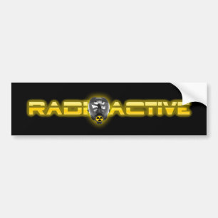 Mask Radioactive V2 Bumper Sticker