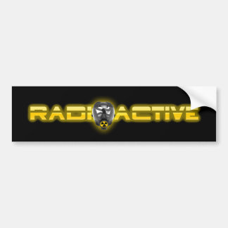 Mask Radioactive V2 Bumper Sticker