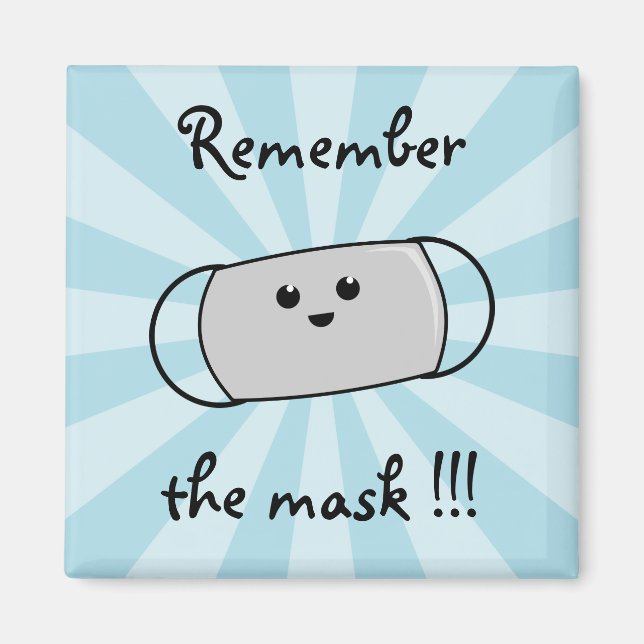 Mask Reminder Magnet (Front)
