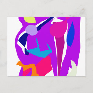 Mask Scrupulous Vice Virtue Novel Bat Postcard