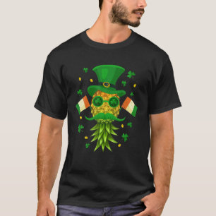 Mask Swinger Upside Down Pineapple St Patricks Day T-Shirt